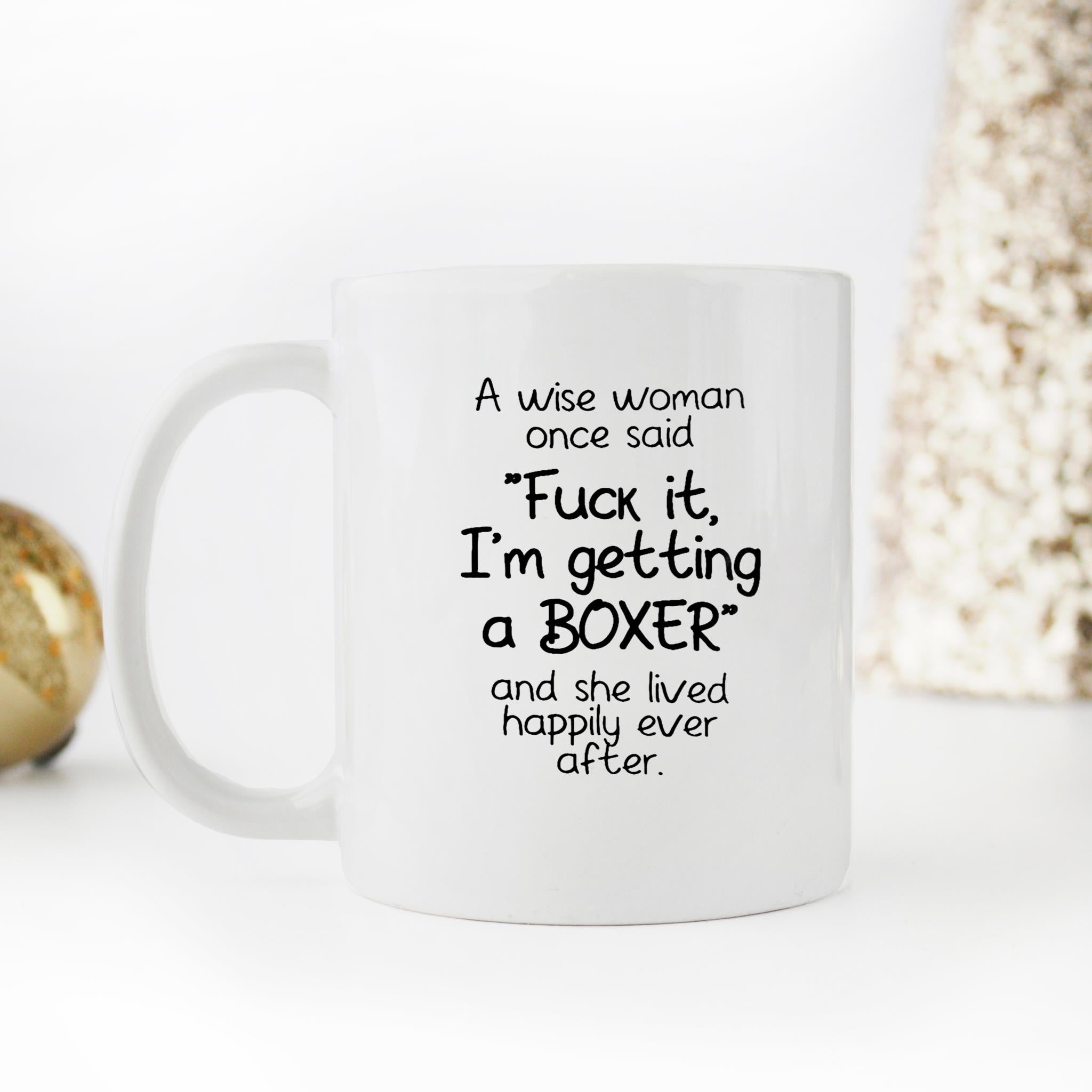 Skitongifts Funny Ceramic Novelty Coffee Mug A Wise Woman Once Said Mom Dad Funny Saying 3QeHKxh