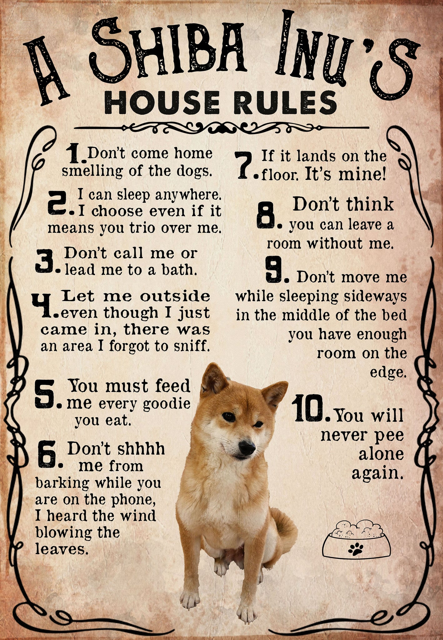 A Shiba Inu's House Rules For Lovers