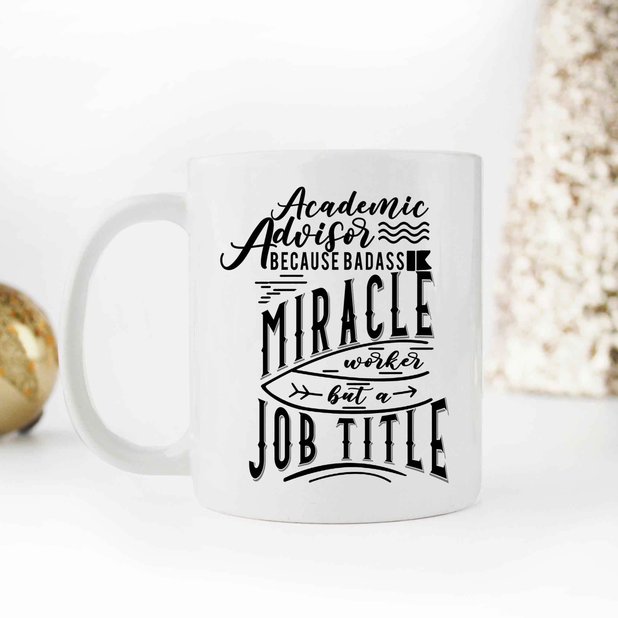 Skitongifts Coffee Mug Funny Ceramic Novelty Academic Advisor XgYKAmQ