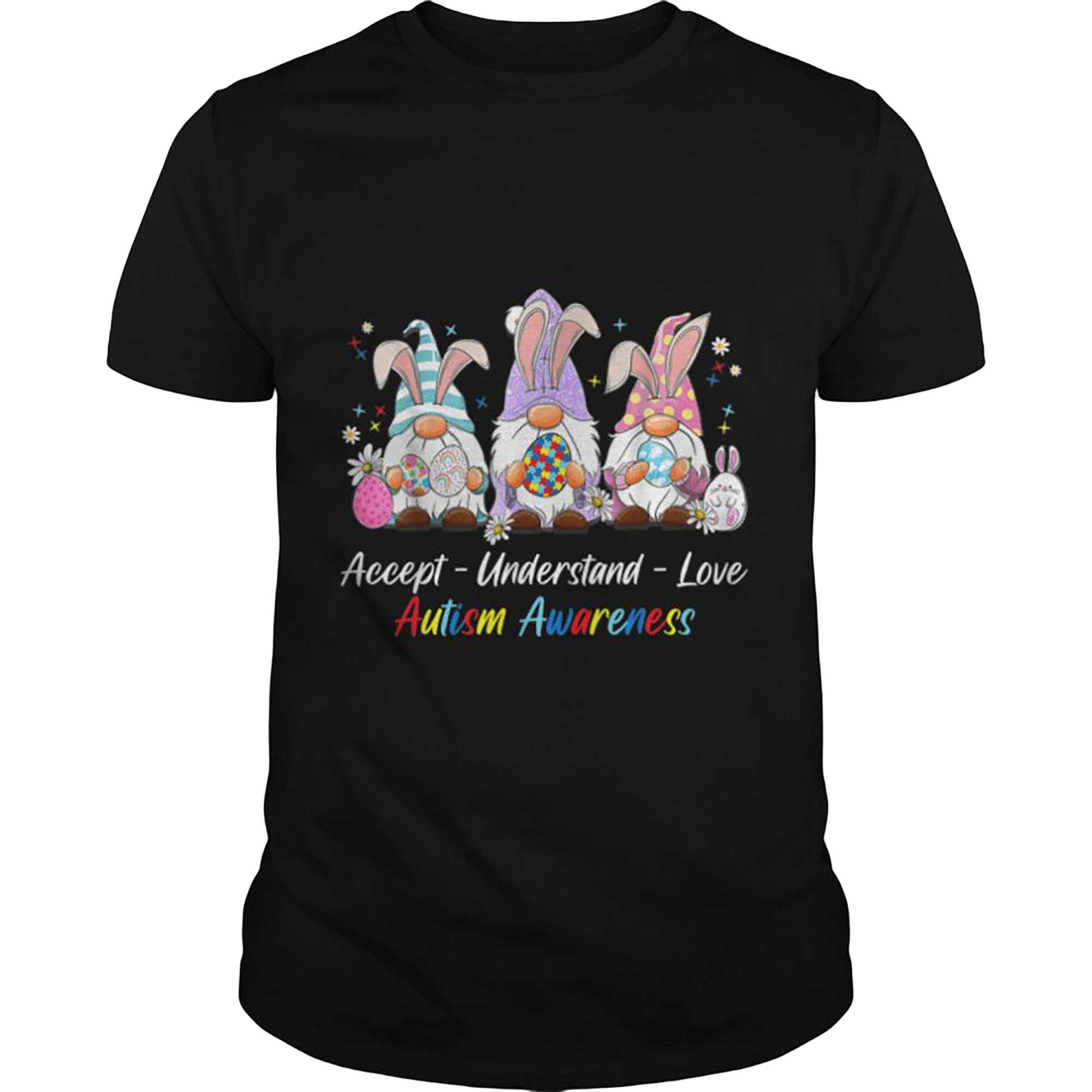 Skitongift-Accept-Understand-Love-Gnomes-Autism-Awareness-Easter-T-Shirt-Funny-Shirts-Hoodie-Sweater-Short-Sleeve-Casual-Shirt