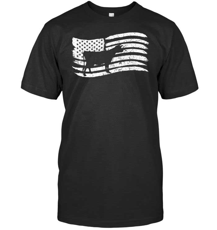 Skitongift-American-Flag-T-Shirt-With-Cow-Vintage-Look-Funny-Shirts-Hoodie-Sweater-Short-Sleeve-Casual-Shirt