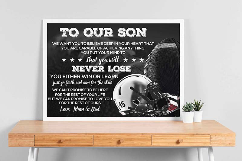 American Rugby  - To Our Son - Never Lose-TT2503