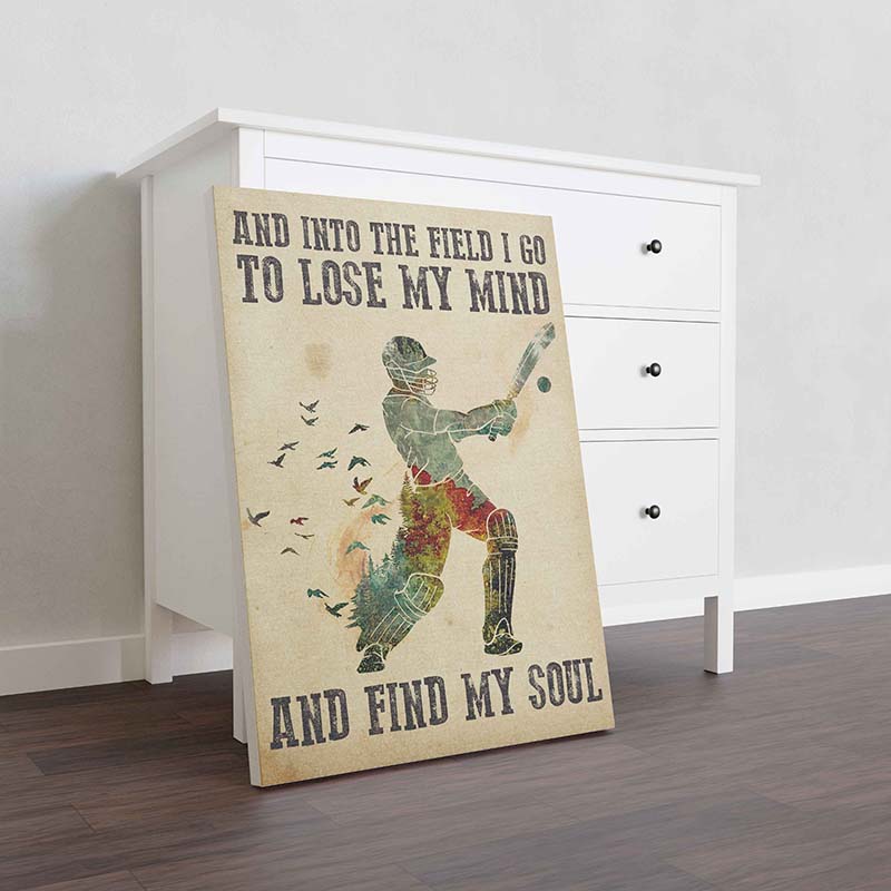 Wall Decoration, Home Decor, Decoration Room And Into The Field I Go To Lose my Mind And Find My Soul-TT2411