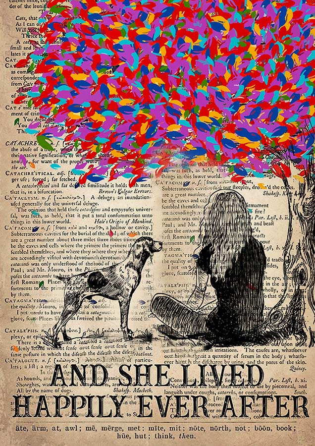 And She Lived Happily Ever After And German Shorthaired Pointer-TT0910