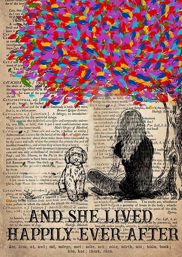 And She Lived Happily Ever After And Goldendoodle-TT0910