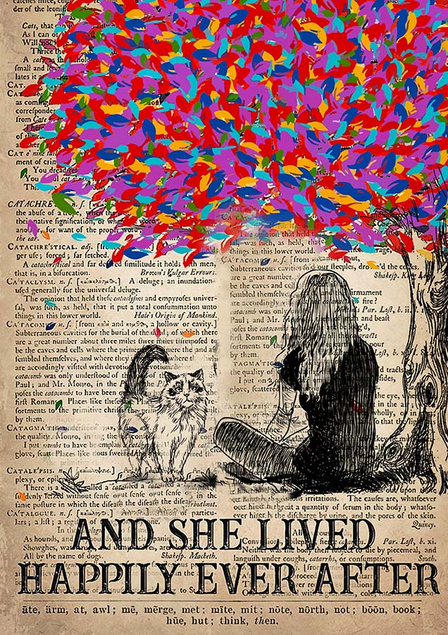 And She Lived Happily Ever After And Ragdoll Cat-TT0910