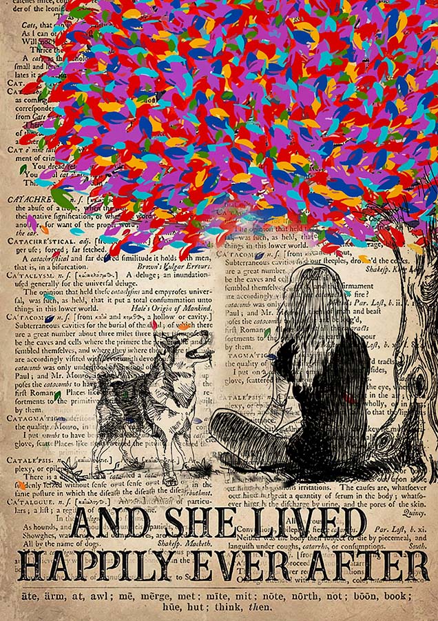 And She Lived Happily Ever After And Siberian Husky-TT0910