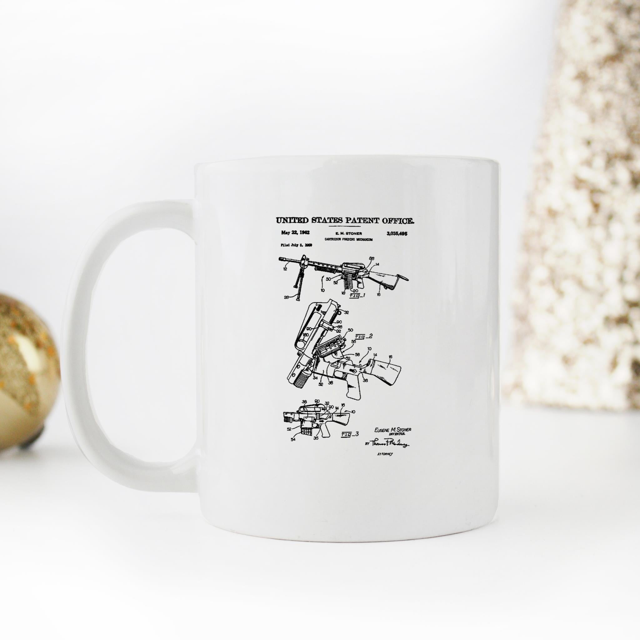 Skitongifts Funny Ceramic Novelty Coffee Mug Ar-15 For Rifle Enthusiasts,Best Gun FxU6Usp