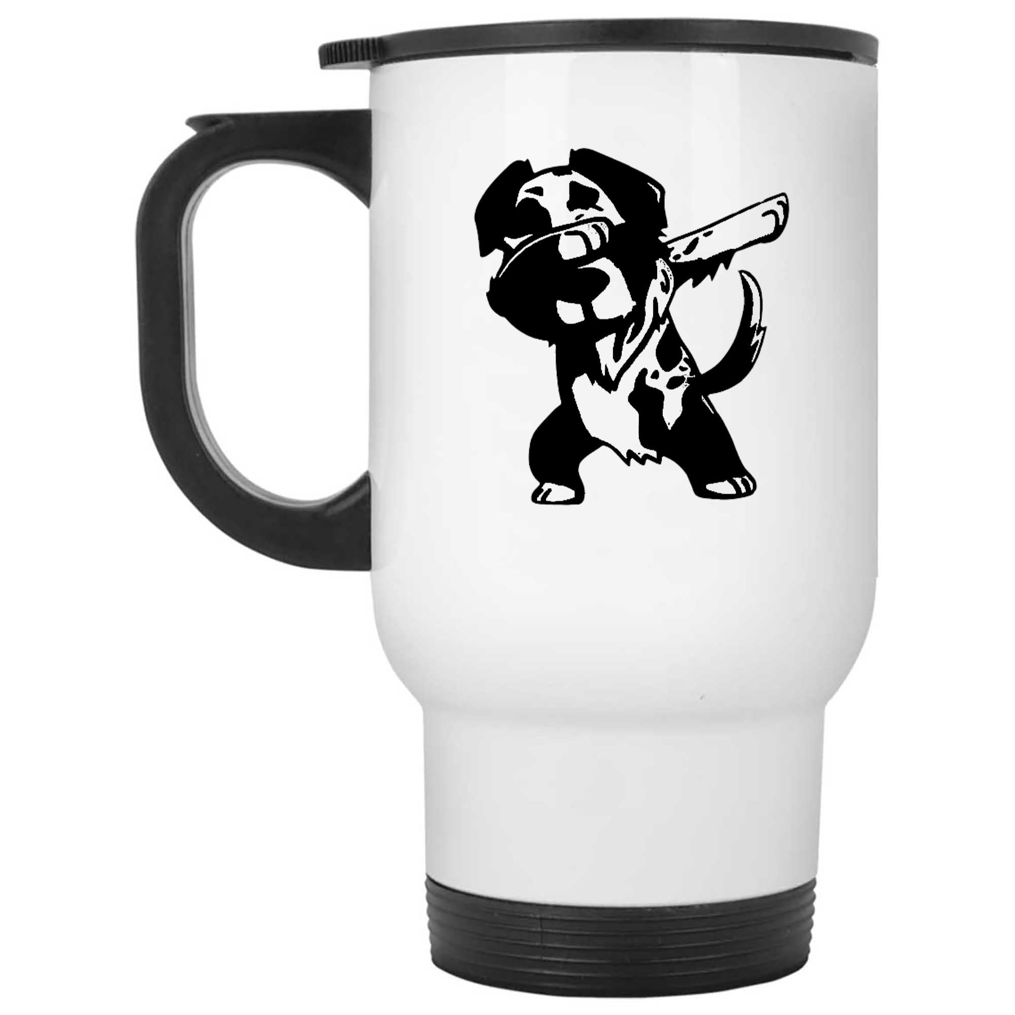 Skitongifts Funny Ceramic Novelty Coffee Mug Australian Shepherd Dabbing Funny Dog Dab Petnvh1