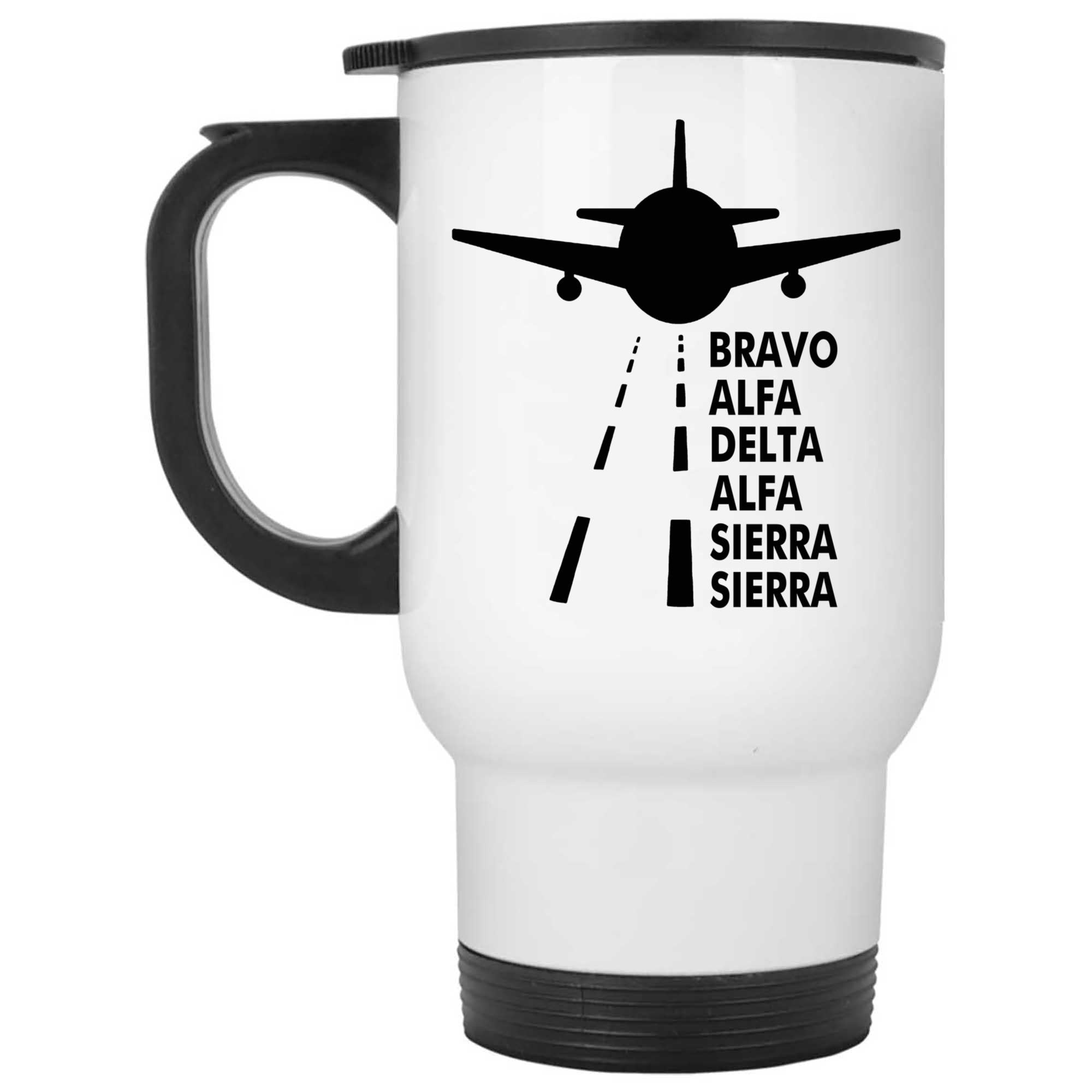 Skitongifts Coffee Mug Funny Ceramic Novelty Aviation Phonetic Alphabet E5VGhs4