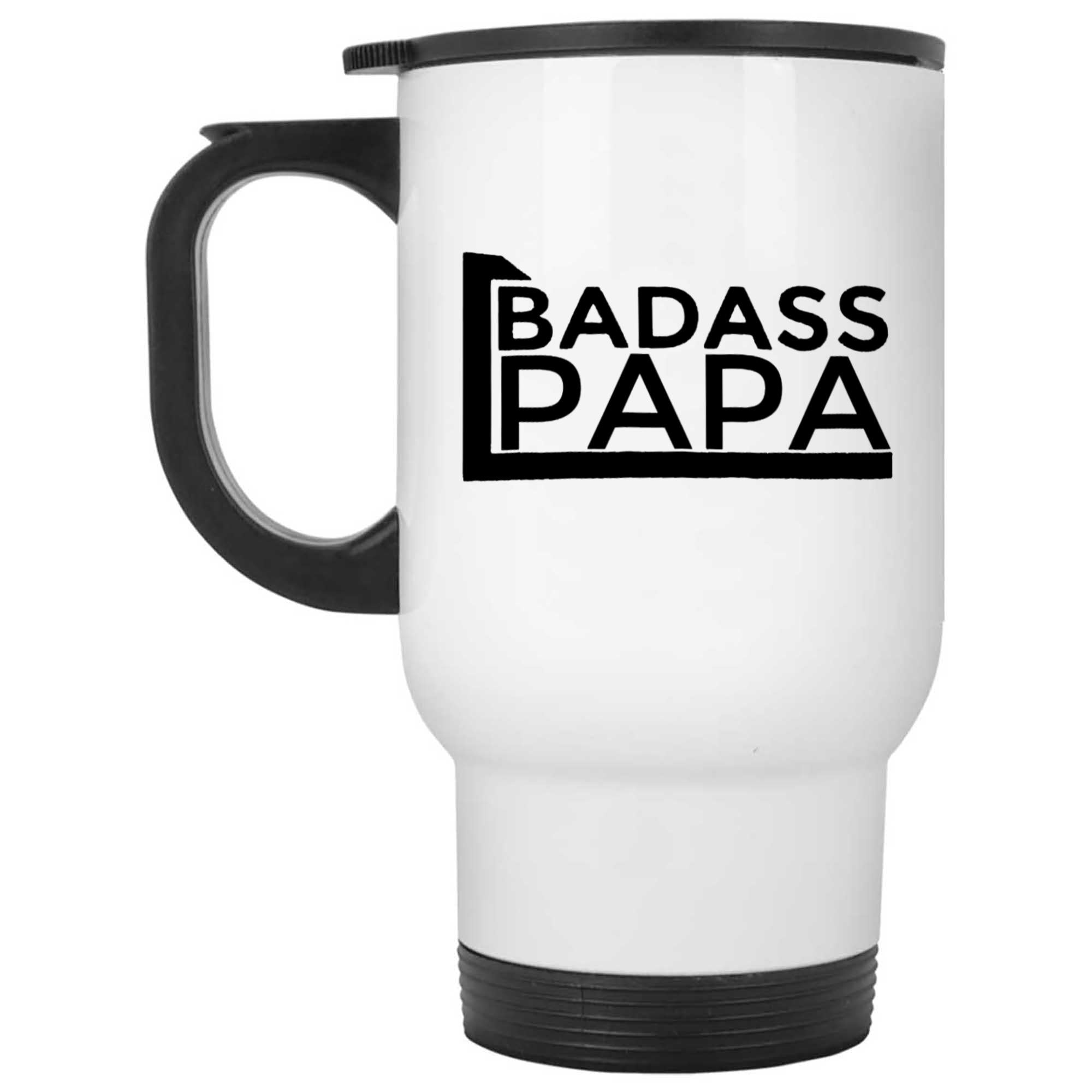 Skitongifts Funny Ceramic Novelty Coffee Mug Badass Papa bMhu2Od