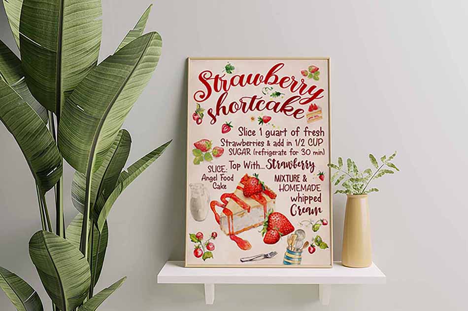 Baking Art Strawberry Short Cake-MH2608