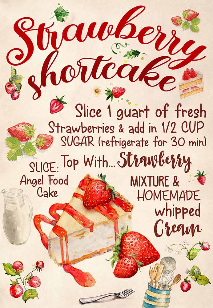 Baking Art Strawberry Short Cake-MH2608
