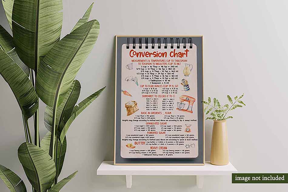 Baking Conversion Chart-MH2708