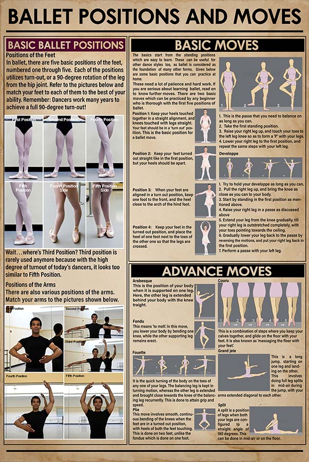 Ballet Positions And Moves