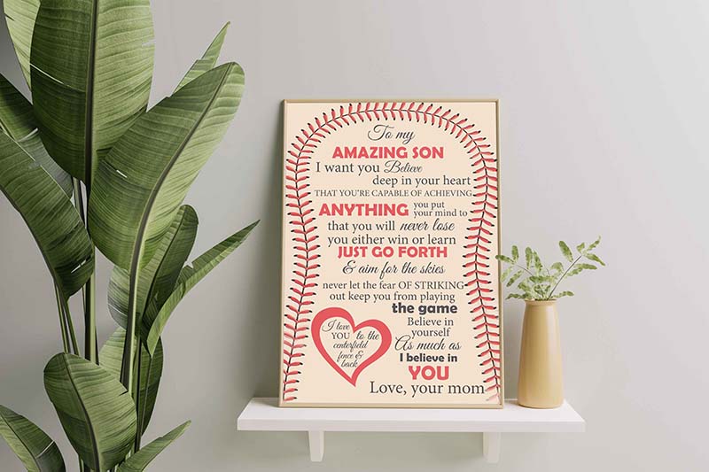 Baseball Son I Love You To The Centerfield Fence And Back-TT1611