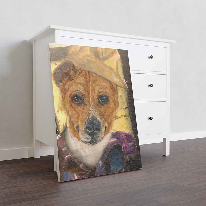 Skitongifts Wall Decoration, Home Decor, Decoration Room Basenji Dog Plumber-TT1012