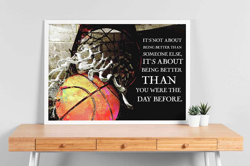 Basketball It's Not About Being Better Than Someone-TT3103
