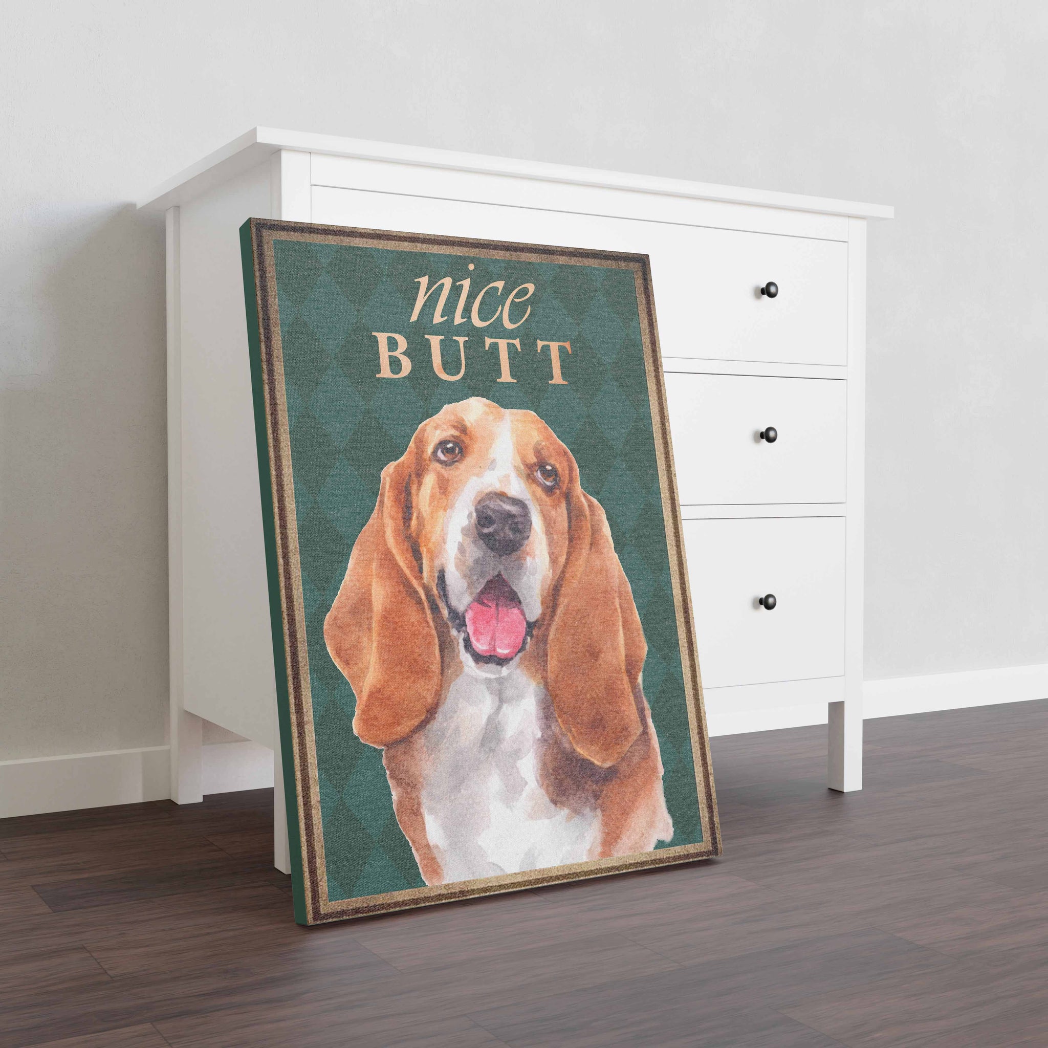 Basset Hound Nice Butt Vintage-TT0708