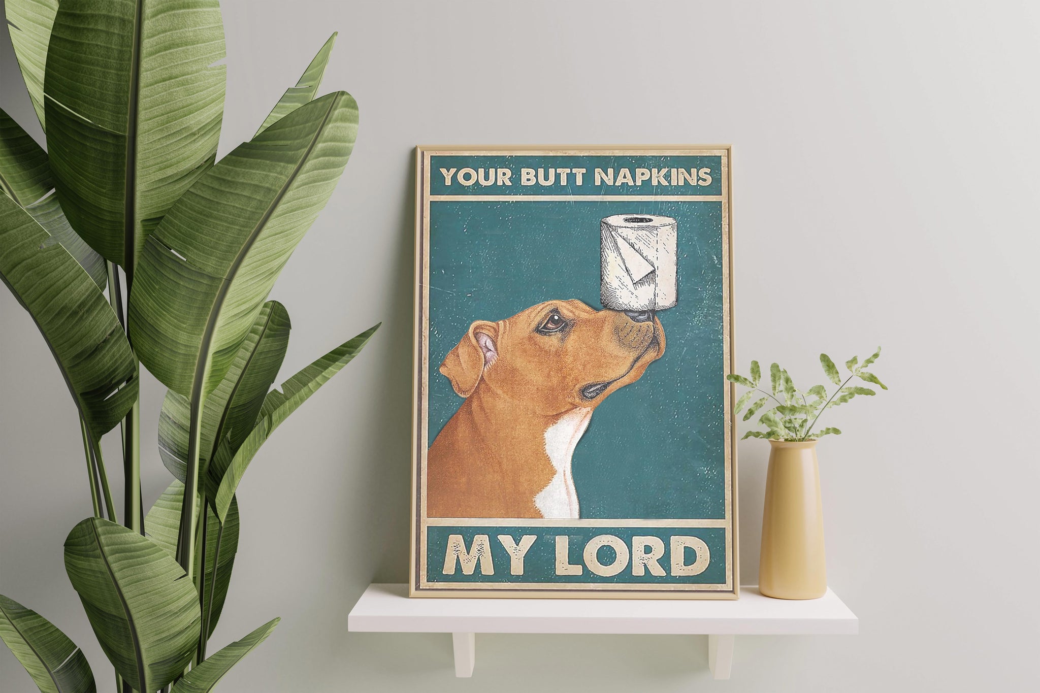 Beagle Dog Your Butt Napkins My Lord