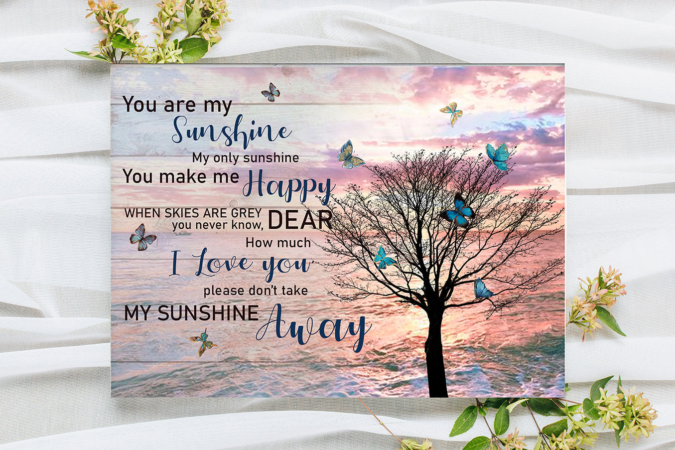 Beautiful Butterflies Tree You Are My Sunshine You Make Me Happy