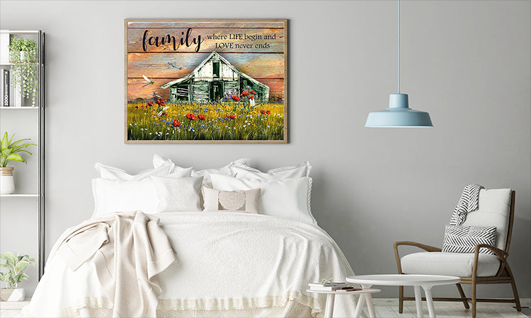 Beautiful Farmhouse With Butterflies And Flowers What A Wonderful World