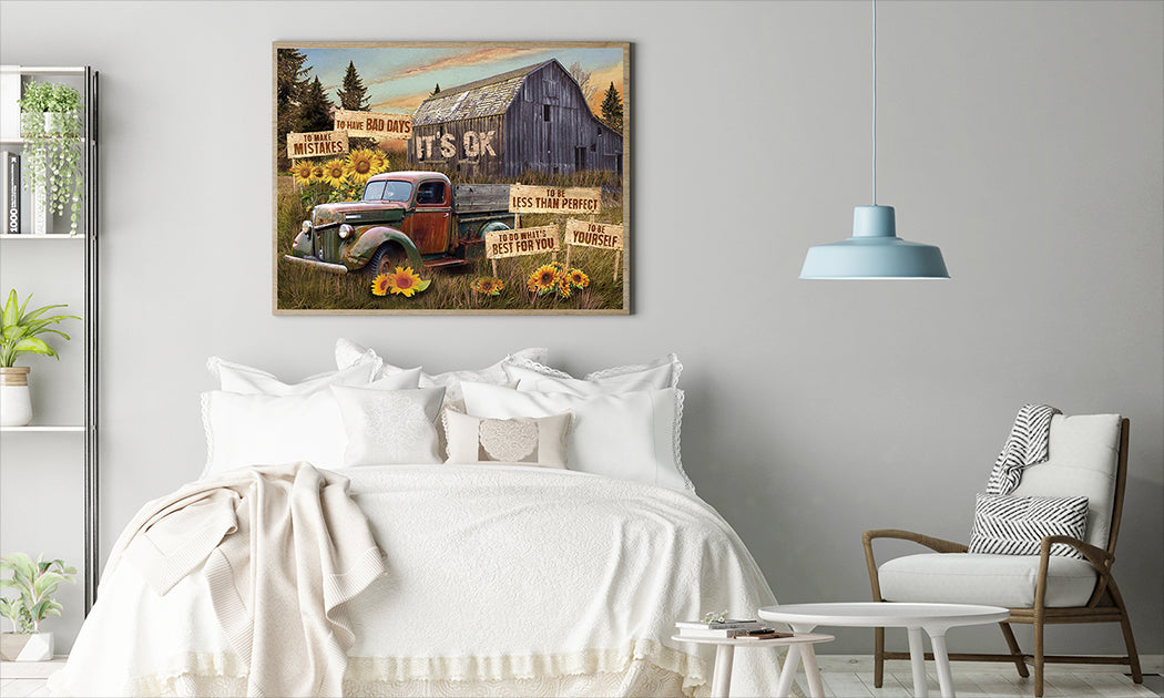 Beautiful Rustic Pickup Truck And Barn It Is Okay To Make Mistakes To Be Yourself