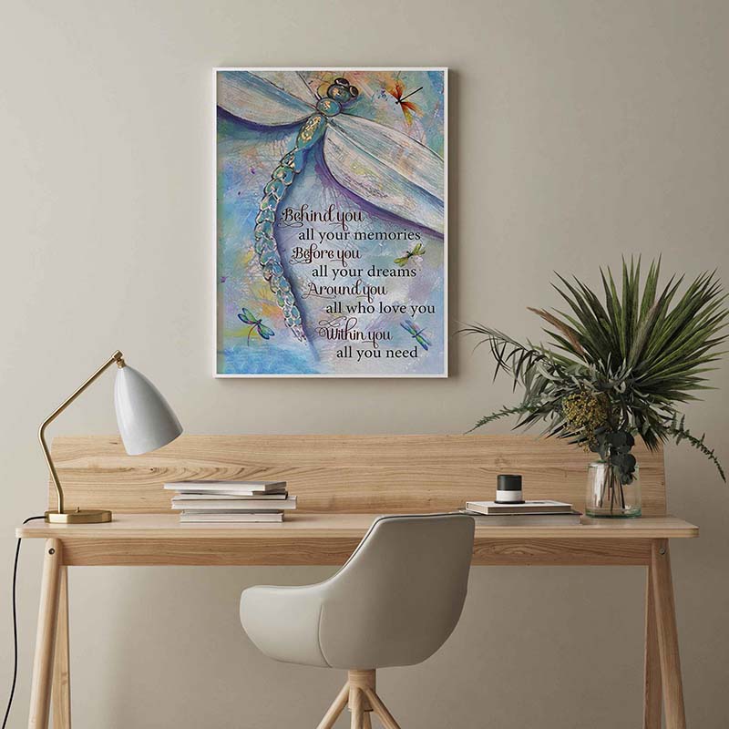 Skitongifts Wall Decoration, Home Decor, Decoration Room Behind You All Your Memories-TT1803