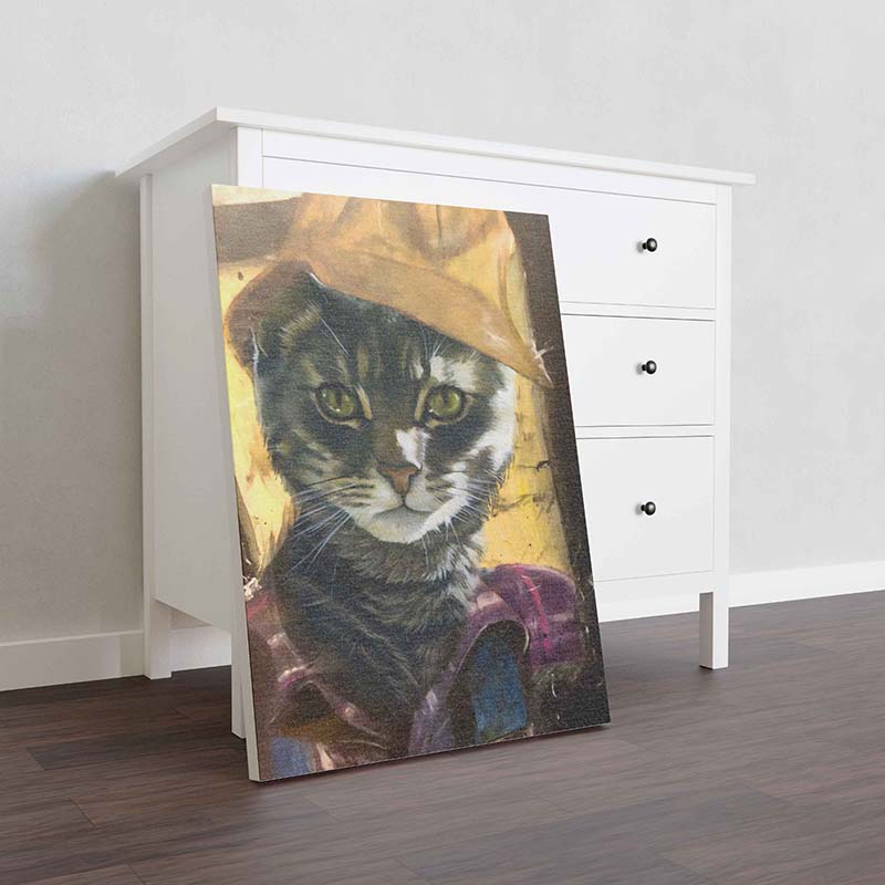 Skitongifts Wall Decoration, Home Decor, Decoration Room Bengal Cat Plumber-TT1012