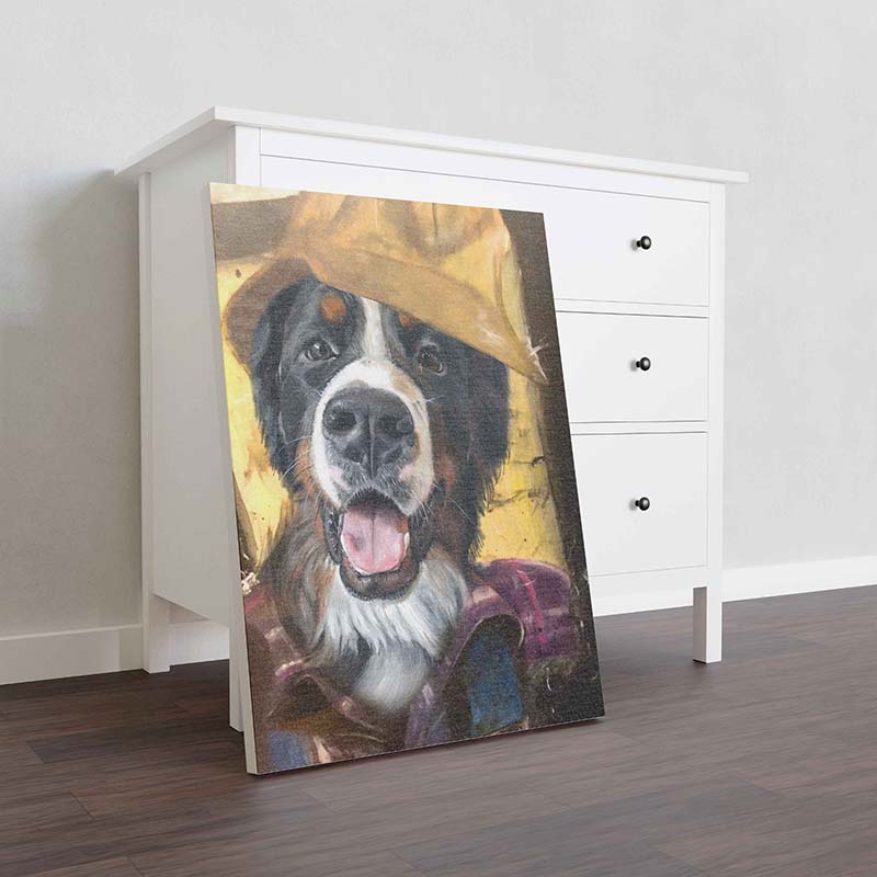 Skitongifts Wall Decoration, Home Decor, Decoration Room Bernese Mountain Dog Plumber-TT1012