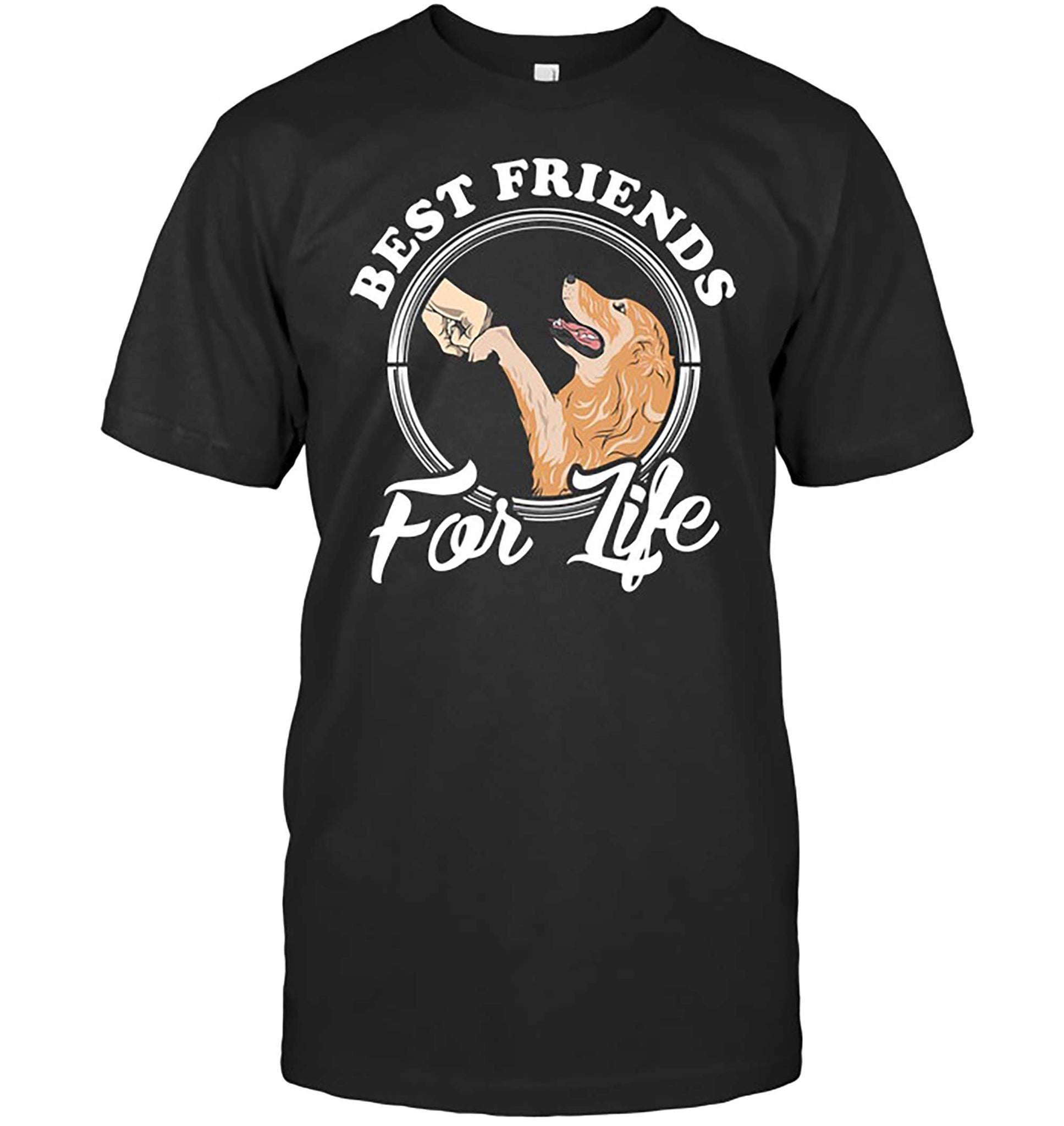 Skitongift-Best-Friend-For-Life-Golden-Retriever-Funny-Shirts-Hoodie-Sweater-Short-Sleeve-Casual-Shirt