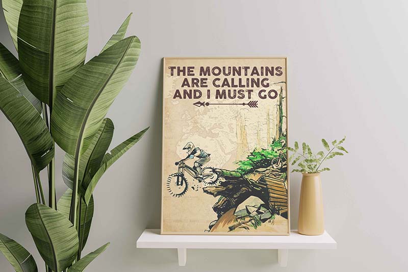 Bike The Mountains are Calling and I Must Go TT1809