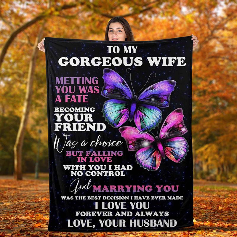 Butterfly To My Gorgeous Wife Meeting You Was A Fate-TT1811