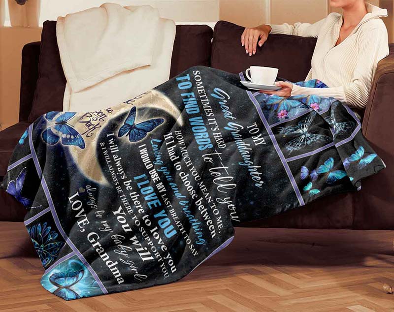 Butterfly To My Great Granddaughter How Much You Mean To Me, Grandma -TT2311