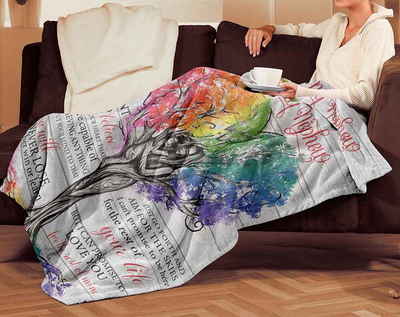 Skitongifts Blanket For Sofa Throws, Bed Throws Blanket - To My Nephew You're Capable Of Achieving Anything You Put Your Mind To That You'll Never Lose-TT1803