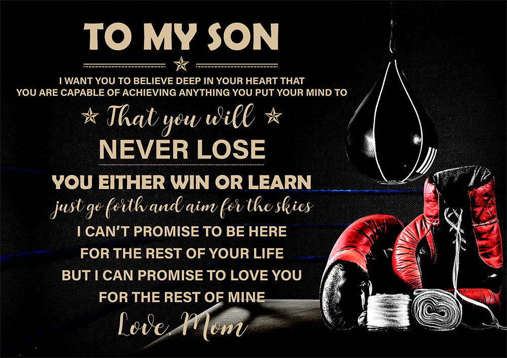 Boxing Dad To Son That You Will Never Lose TT187