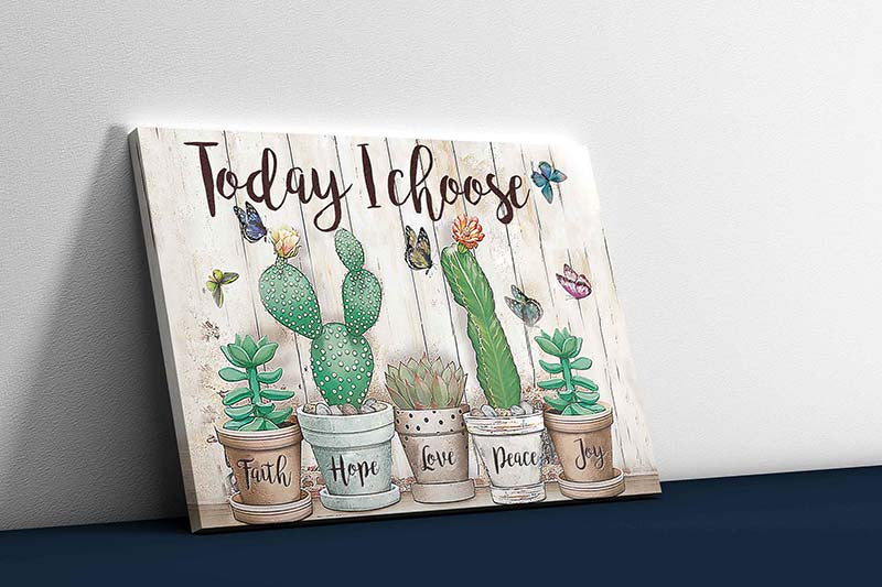 Skitongifts Wall Decoration, Home Decor, Decoration Room Butterfly - Today I Choose-TT2912