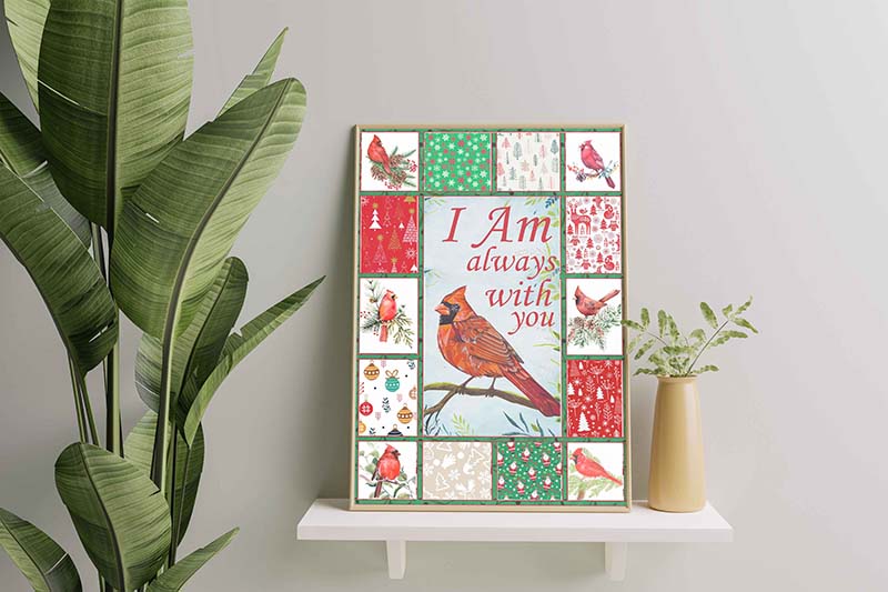 Cardinal Bird I Am Always With You-TT1811