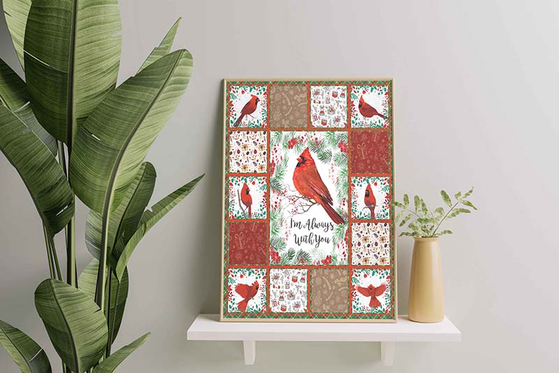 Cardinal Bird I'm Always With You-TT2012