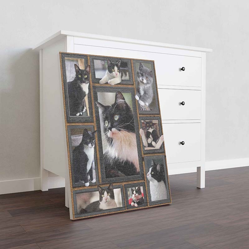 Skitongifts Wall Decoration, Home Decor, Decoration Room Cat Cute Tuxedo-TT0812