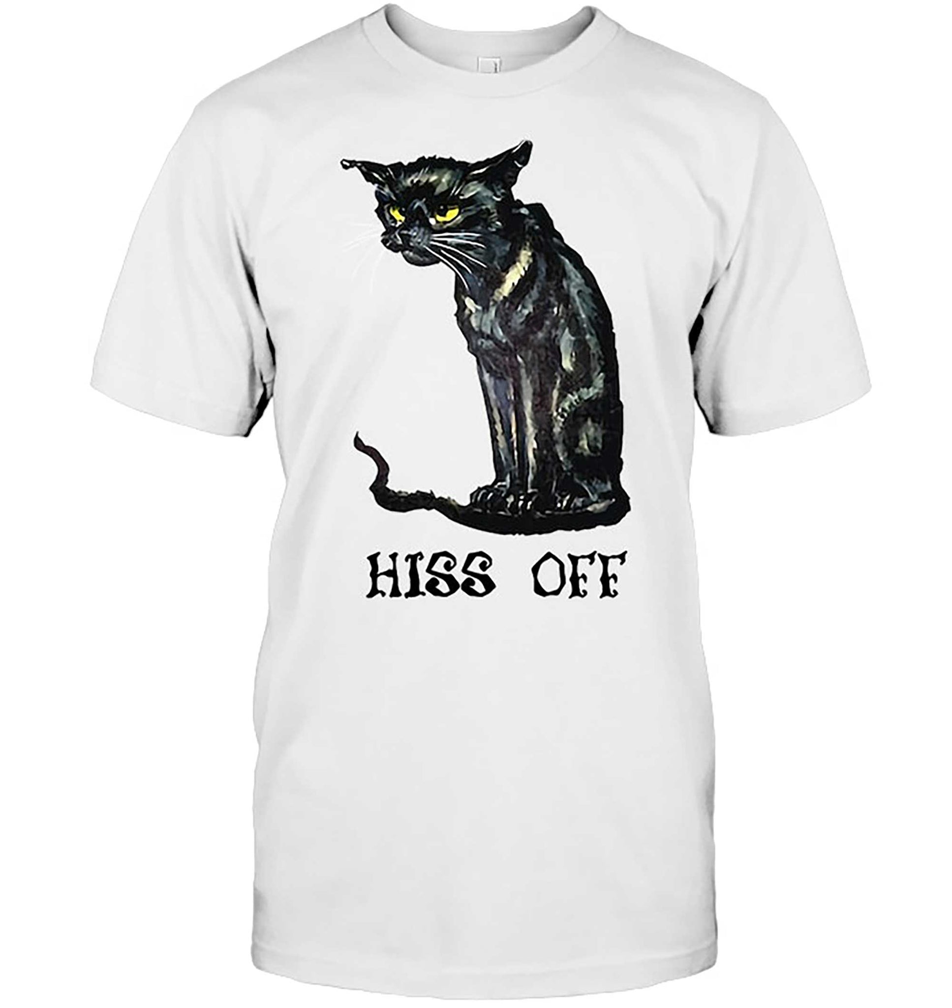 Skitongift-Cat-Hiss-Off-Funny-Shirts-Hoodie-Sweater-Short-Sleeve-Casual-Shirt