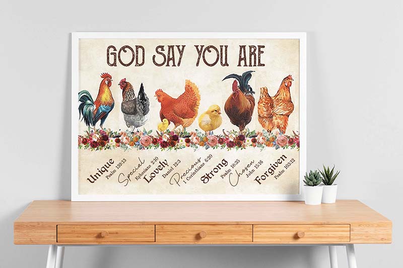 Chicken Horizontal God Says You Are-TT2303