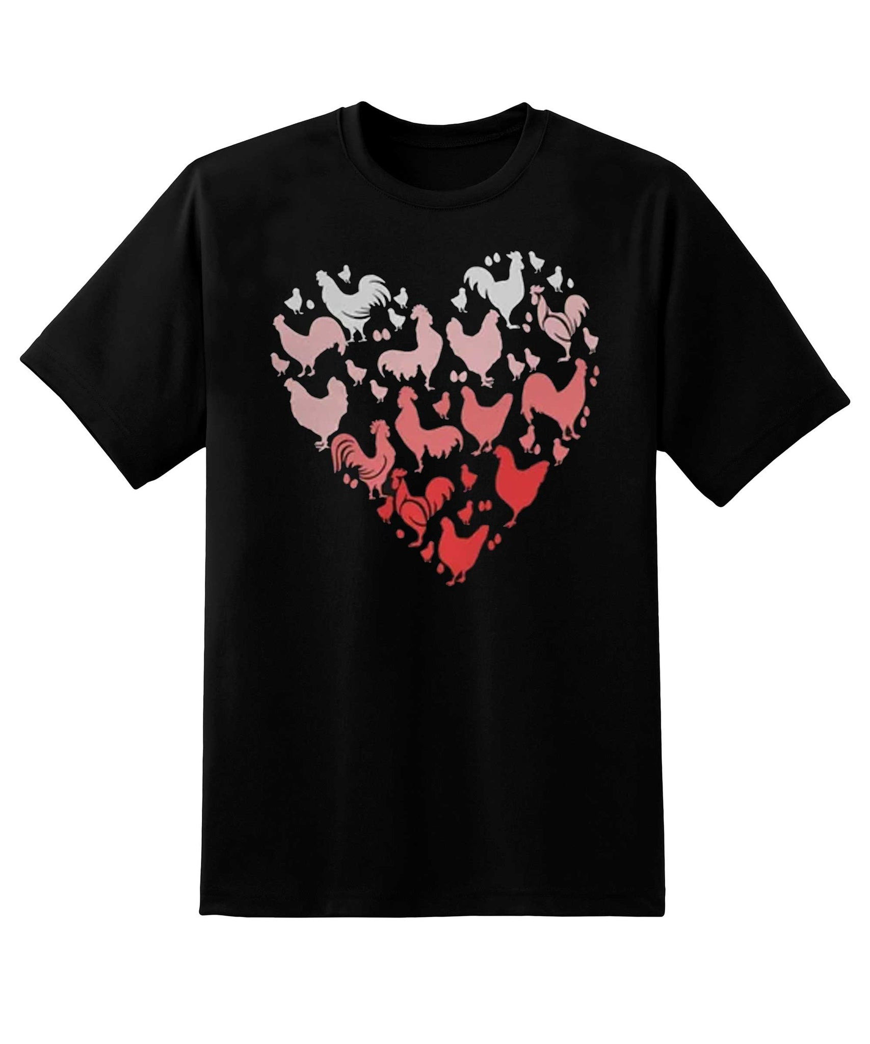 Skitongift Chicken Shirt Farm Shirt Chicken Valentine Shirt Chicken Heart Valentine Shirt Valentine T Shirt Farm Animal Shirt Farm Girl Funny Shirts