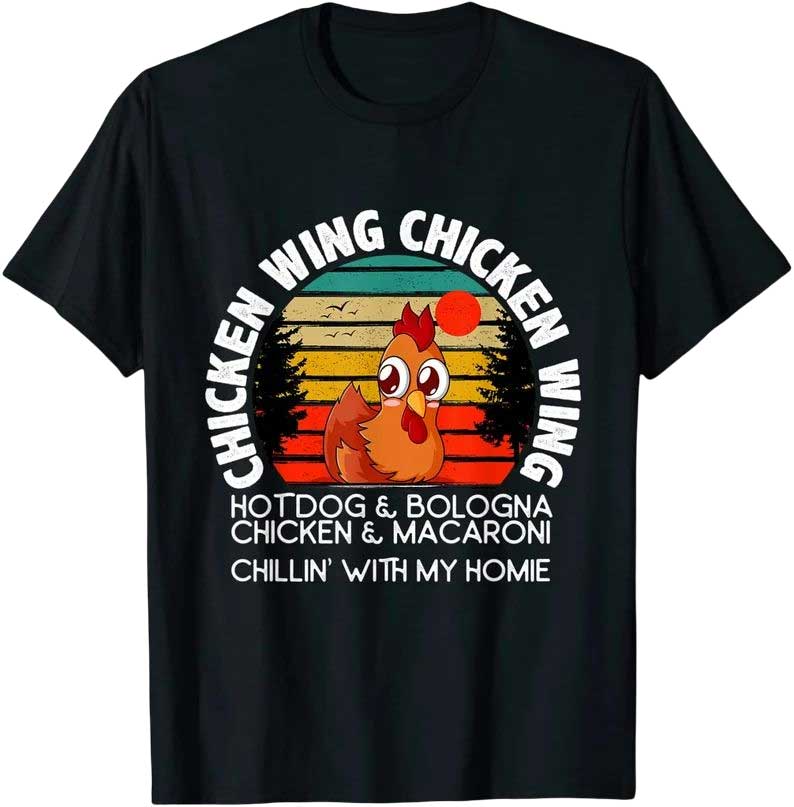 Skitongift-Chicken-Wing-Chicken-Wing-Hot-Bologna-Macaroni-T-Shirt-Funny-Shirts-Long-Sleeve-Tee