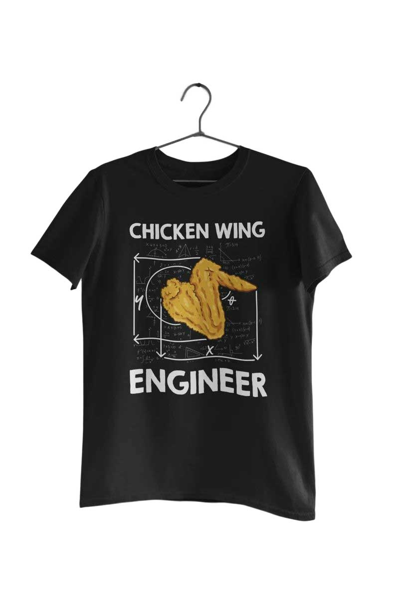 Skitongift-Chicken-Wing-Shirt-Fast-Food-Shirt-Food-Lover-Gift-Chicken-Wing-Gift-Chicken-Wing-Engineer-T-Shirt-Funny-Shirts-Long-Sleeve-Tee