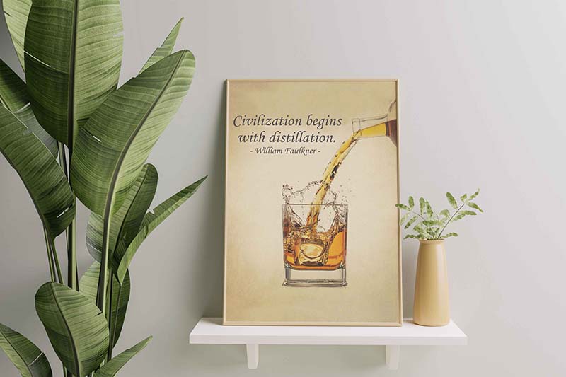 Civilization Begins With Disillation Quote-TT3010