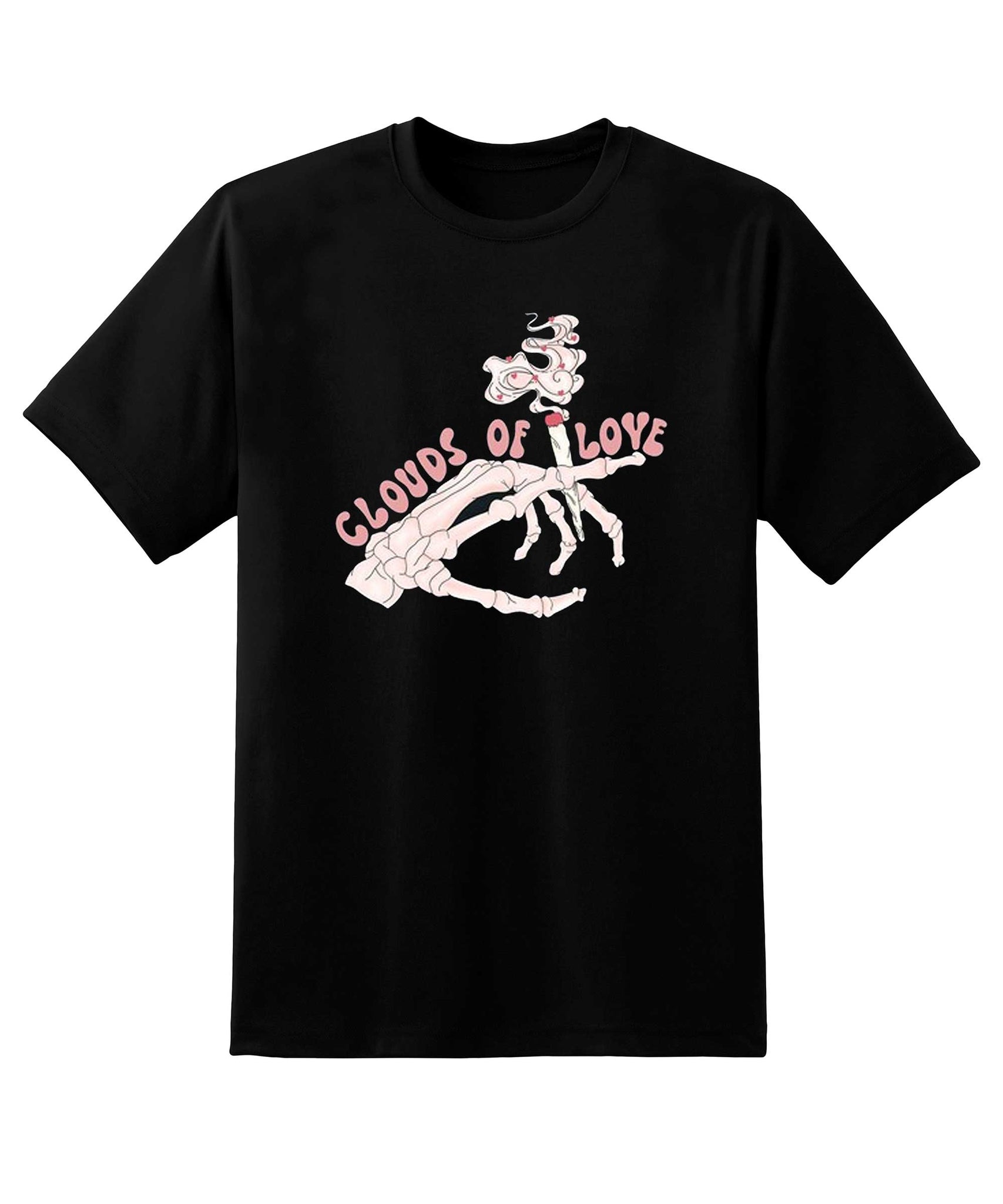 Skitongift Clouds of Love Sweatshirt Skeleton Hands Shirt Valentines Day Shirt Valentine Shirt Couple Valentine Tee Gifts for Her