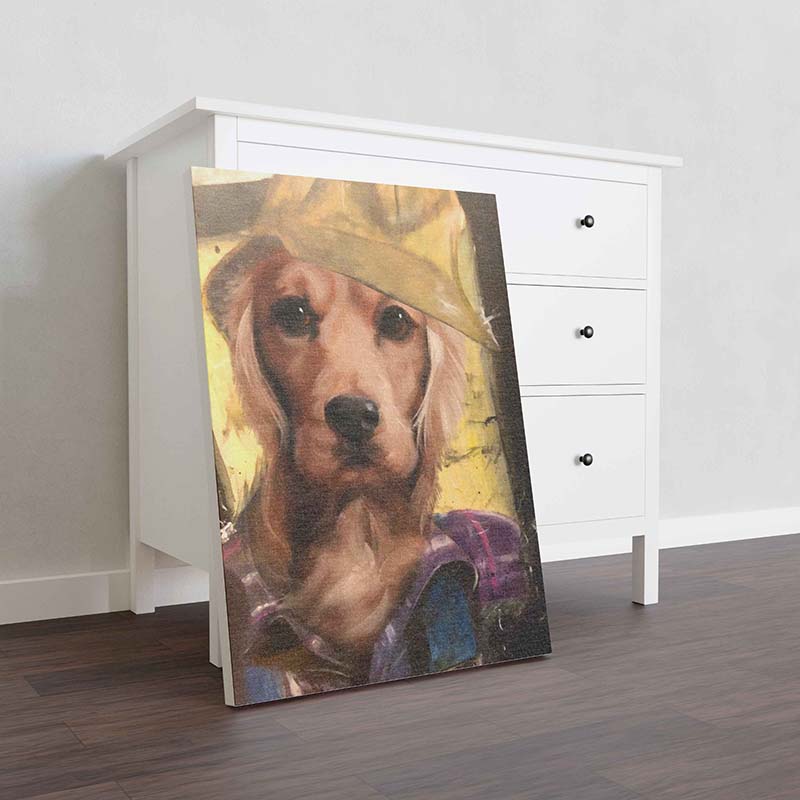 Skitongifts Wall Decoration, Home Decor, Decoration Room Cocker Spaniel Dog Plumber-TT1012