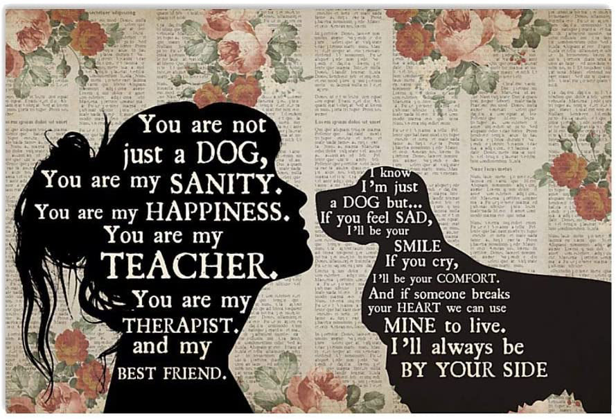 Cocker Spaniel Girl Therapist Best Friend You Are Not Just A Dog Landscape