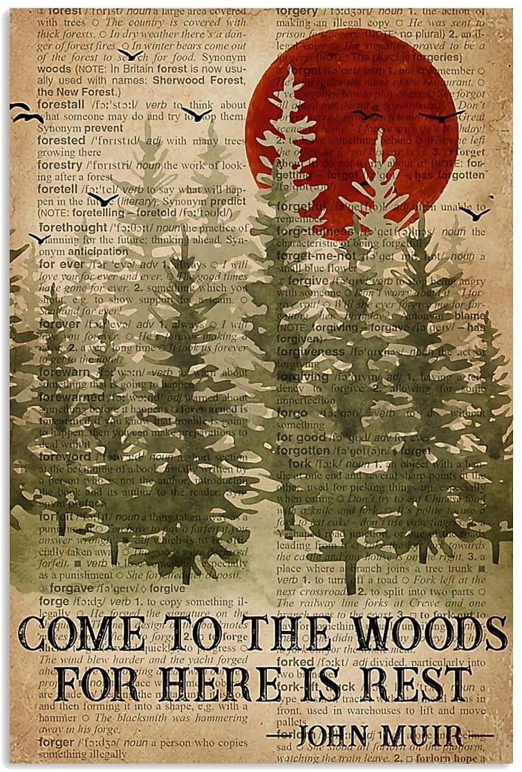 Come To The Wood For Here Is Rest Forest Quote Wanderlust